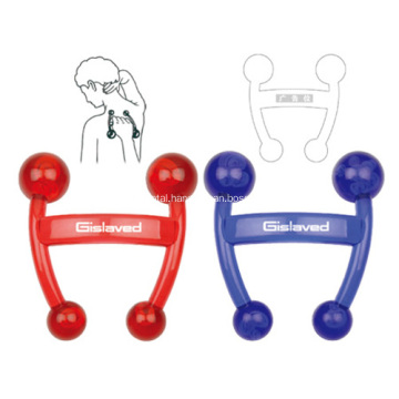 Personalized Logo Colored Back Massagers W/ Four Points